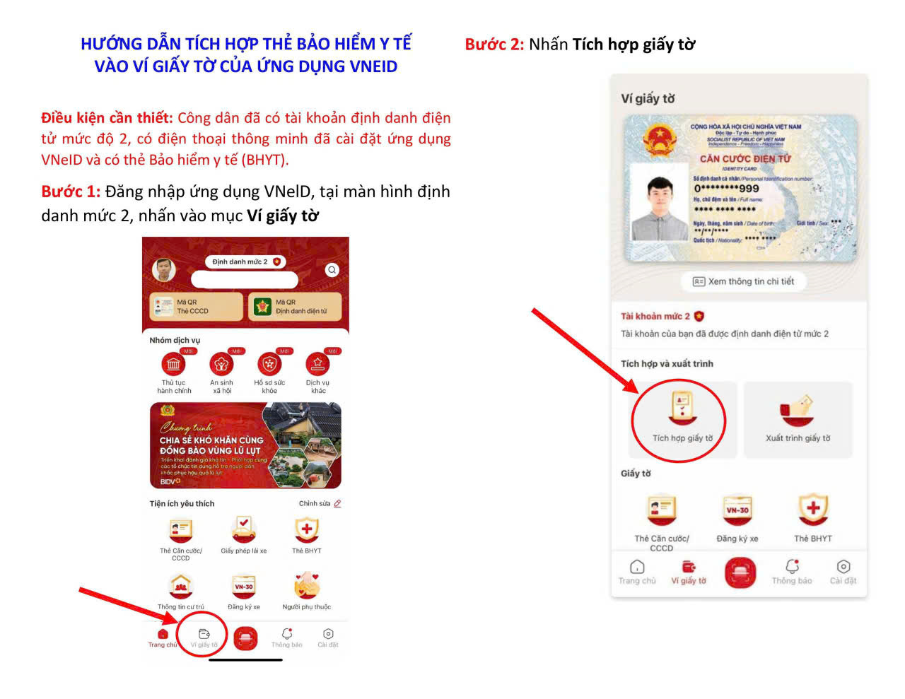 NGƯỜI DÂN HÃY SỬ DỤNG CĂN CƯỚC CÔNG DÂN KHI ĐI KHÁM CHỮA BỆNH
