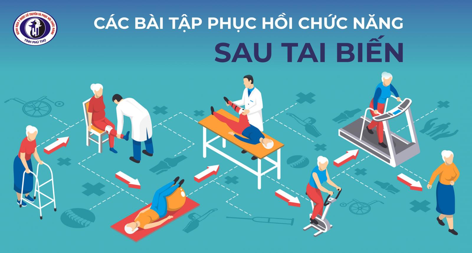 Hướng dẫn các bài tập phục hồi chức năng sau tai biến đơn giản hiệu quả