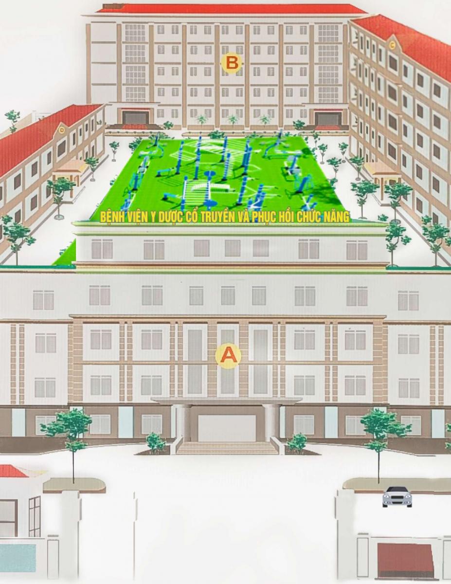Sơ đồ bệnh viện y dược cổ truyền và phục hồi chức năng Phú Thọ